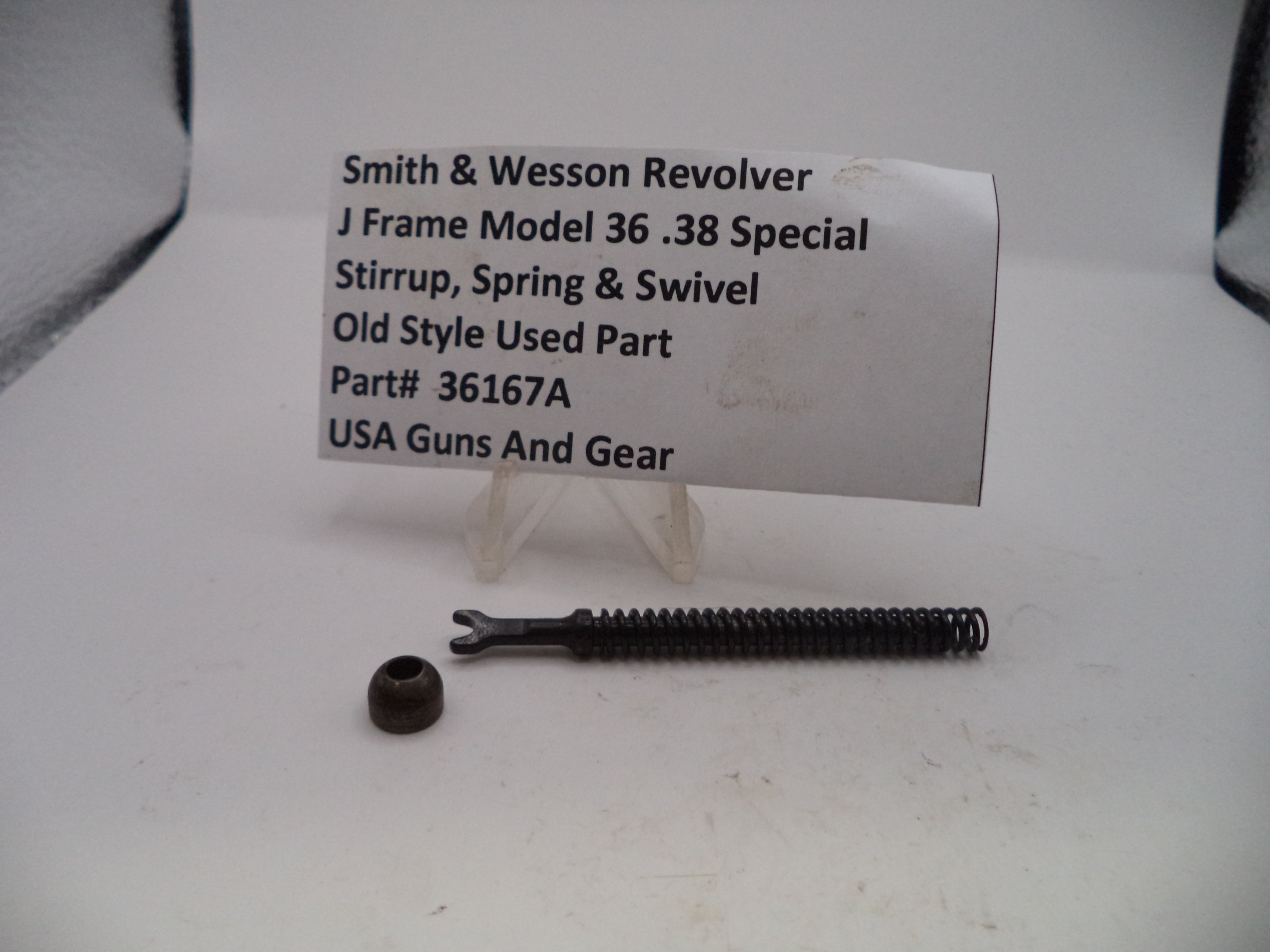 Smith & Wesson Model 36 J-Frame Stirrup Spring & Swivel Assembly - Part 36167A