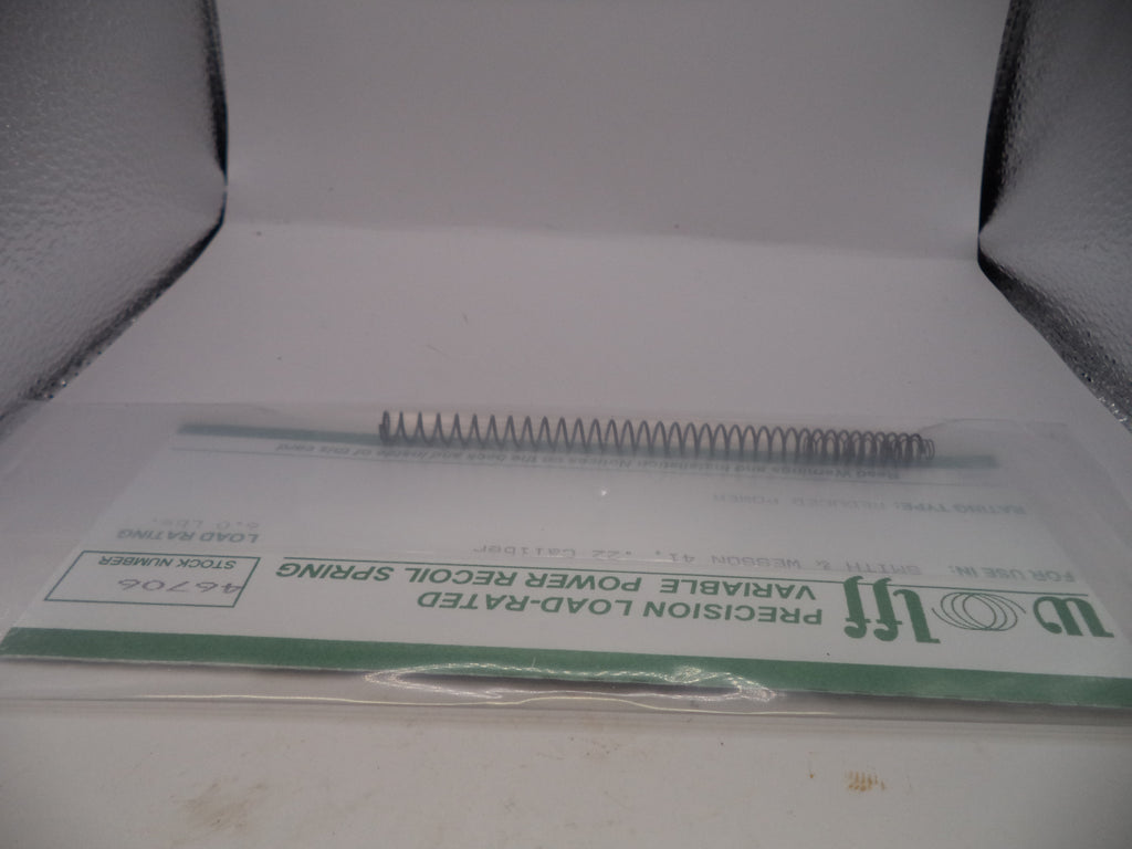 Wolff Reduced Power Variable Recoil Spring for S&W Model 41 .22LR - 6 LB | Part 46706