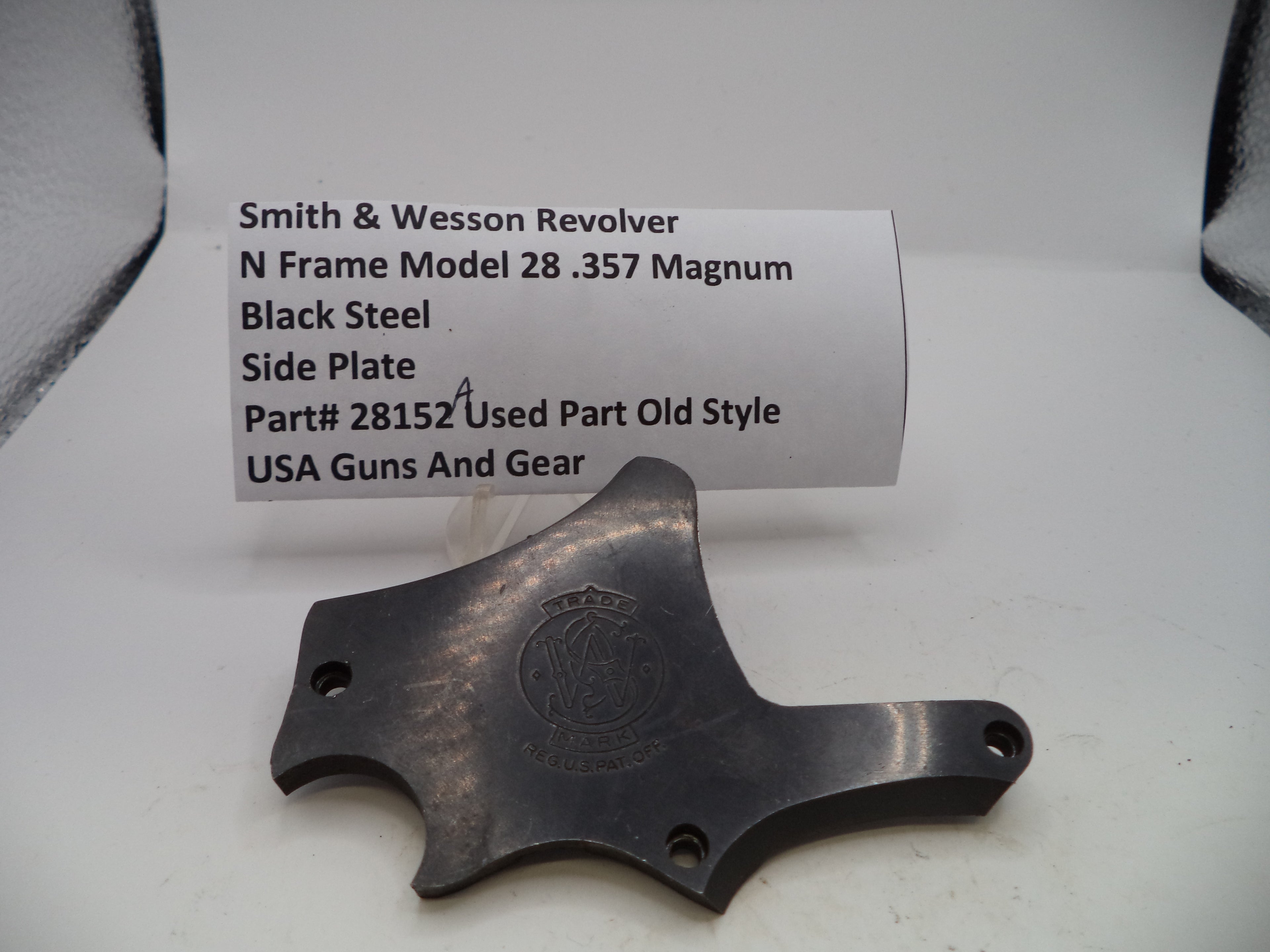 28152A S&W N Frame Model 28 Highway Patrolman Side Plate .357 Magnum