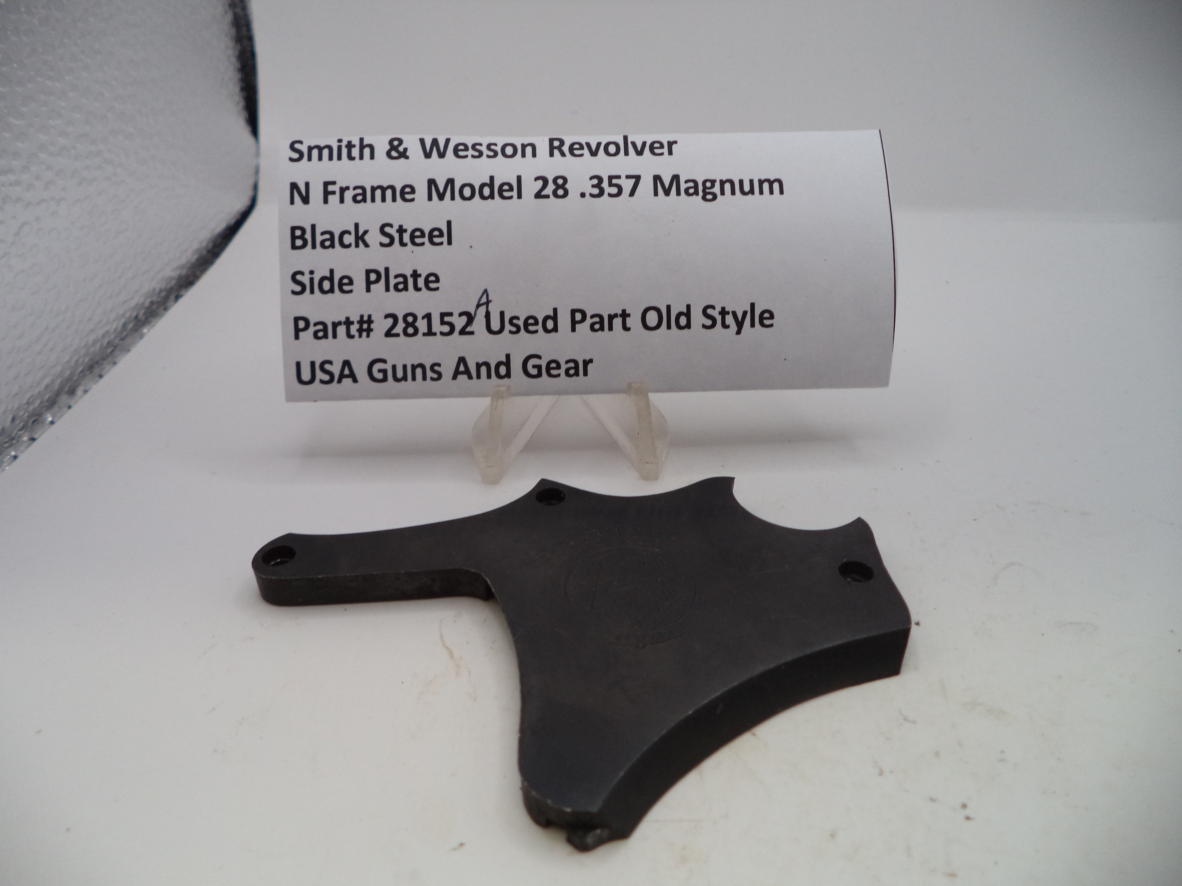 28152A S&W N Frame Model 28 Highway Patrolman Side Plate .357 Magnum