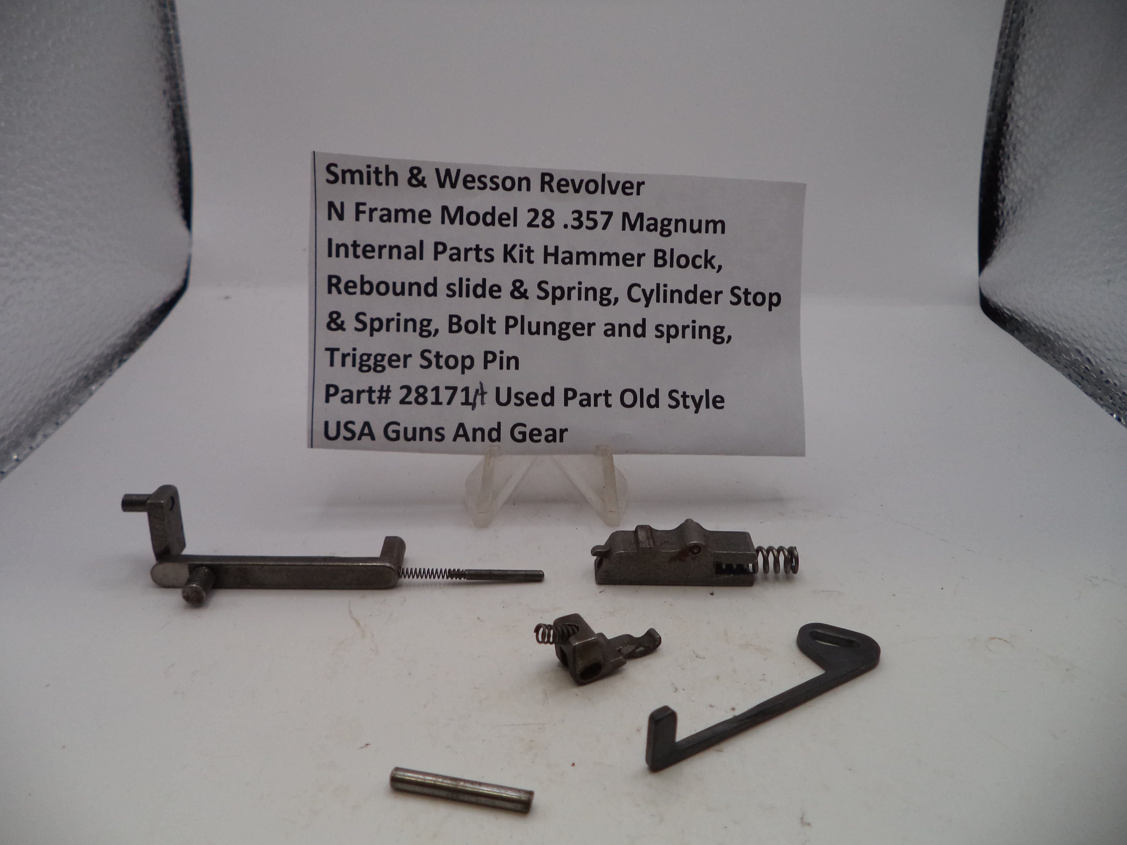 Smith & Wesson Model 28 Highway Patrolman Internal Parts Kit - Factory OEM .357 Magnum