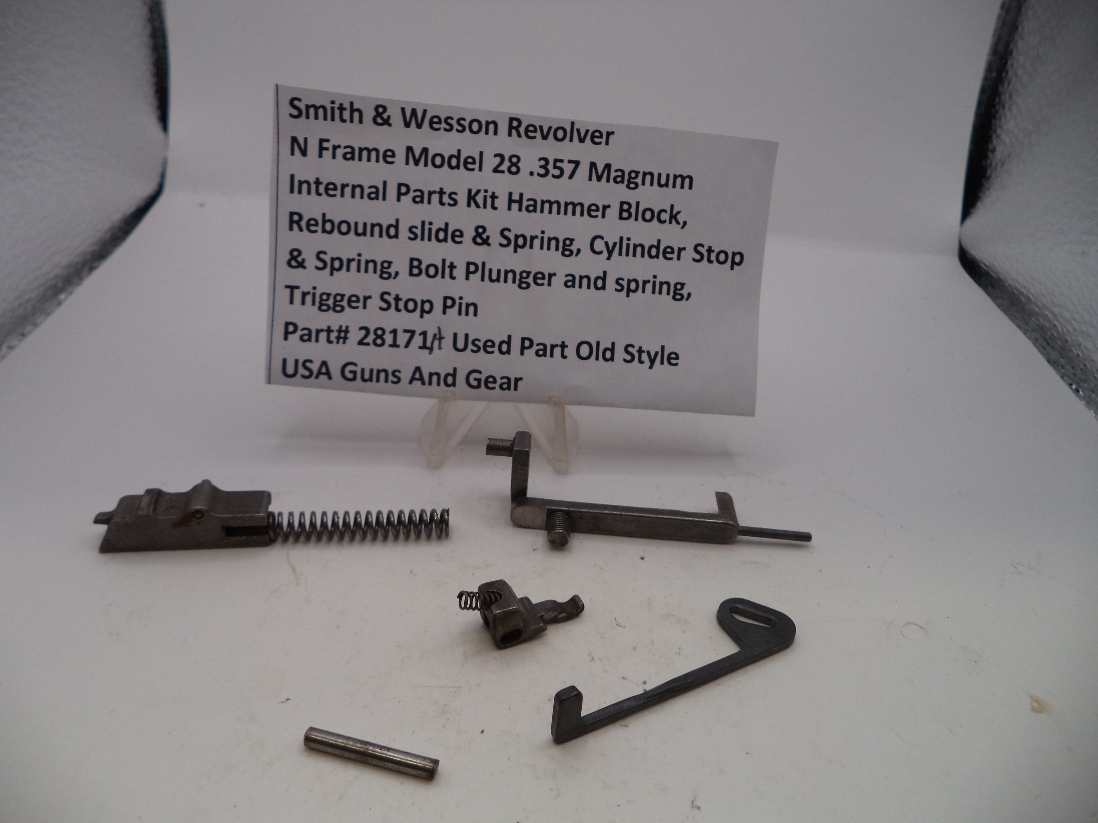 Smith & Wesson Model 28 Highway Patrolman Internal Parts Kit - Factory OEM .357 Magnum