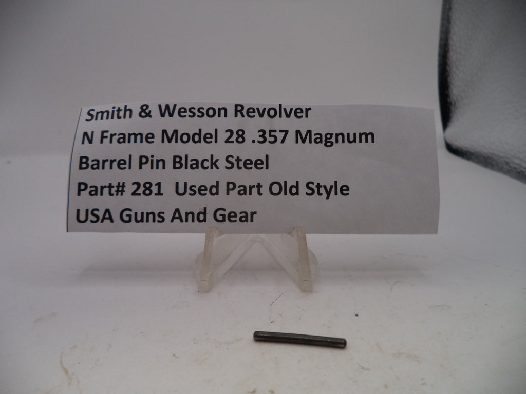 S&W Model 28 Highway Patrolman Barrel Pin - Factory OEM Part #281