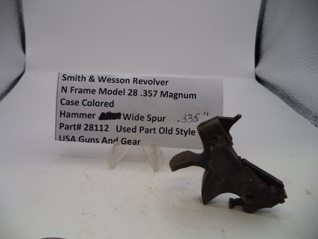 Smith & Wesson Model 28 Highway Patrolman Hammer - N Frame .357 Magnum .375" Spur - Factory OEM Part 28112