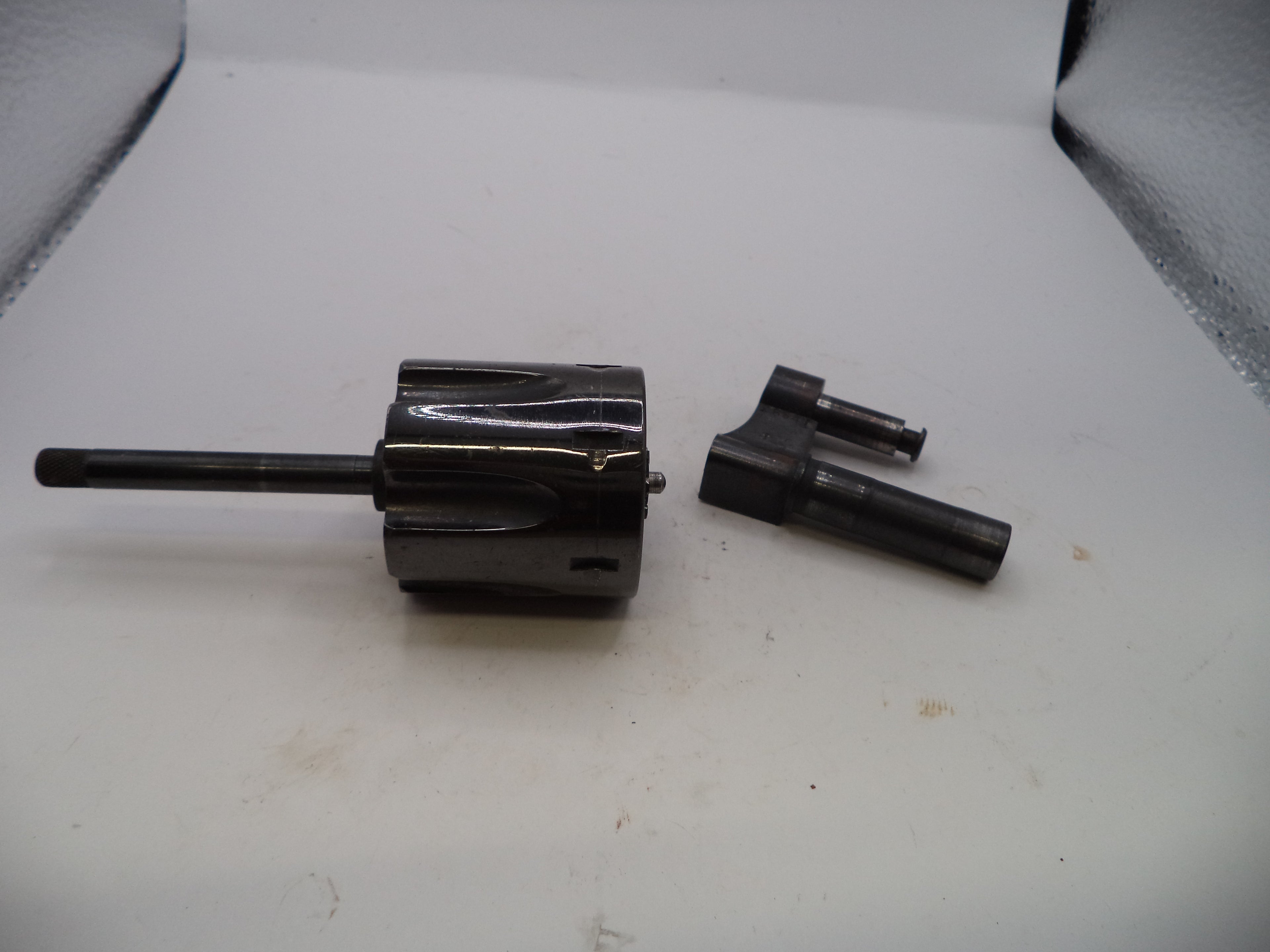 Smith & Wesson J Frame Model 34 Cylinder with Yoke - 4" Barrel Blue Steel .22 Long Rifle - Used OEM Part 3470