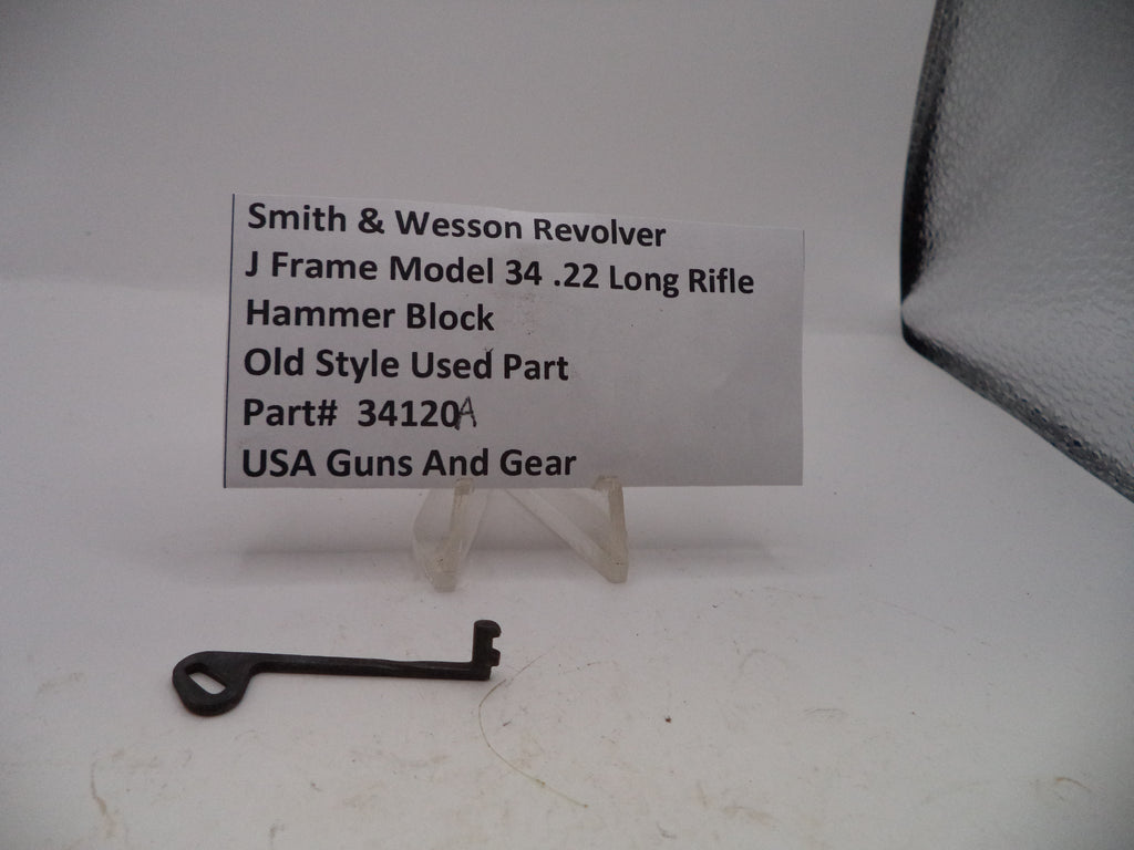 34120A Smith & Wesson J Frame Model 34 Hammer Block .22 Long Rifle