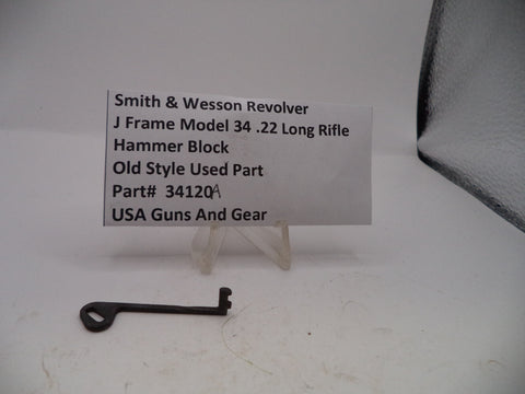 34120A Smith & Wesson J Frame Model 34 Hammer Block .22 Long Rifle