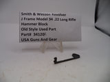 34120A Smith & Wesson J Frame Model 34 Hammer Block .22 Long Rifle