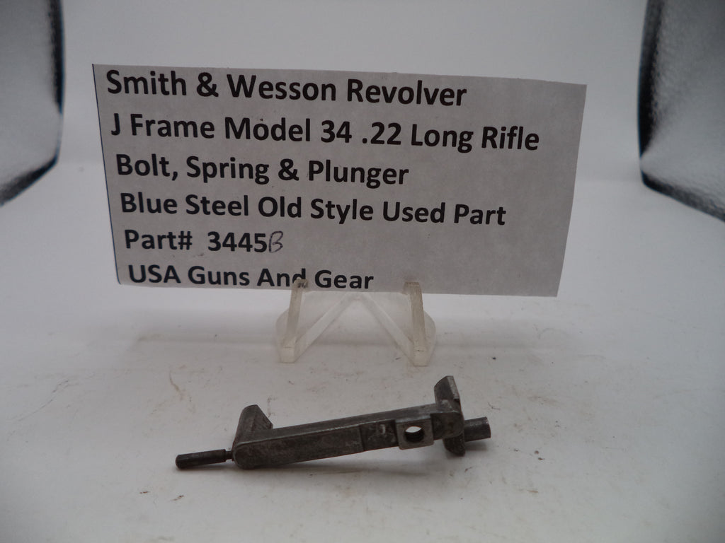 Smith & Wesson J Frame Model 34 Bolt, Spring & Plunger .22 LR 3445B