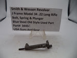 3445B Smith & Wesson J Frame Model 34 Bolt, Spring & Plunger Blue .22 LR