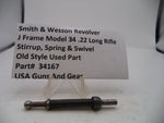 34167 Smith & Wesson J Frame Model 34 Stirrup, Spring & Swivel .22 Long Rifle