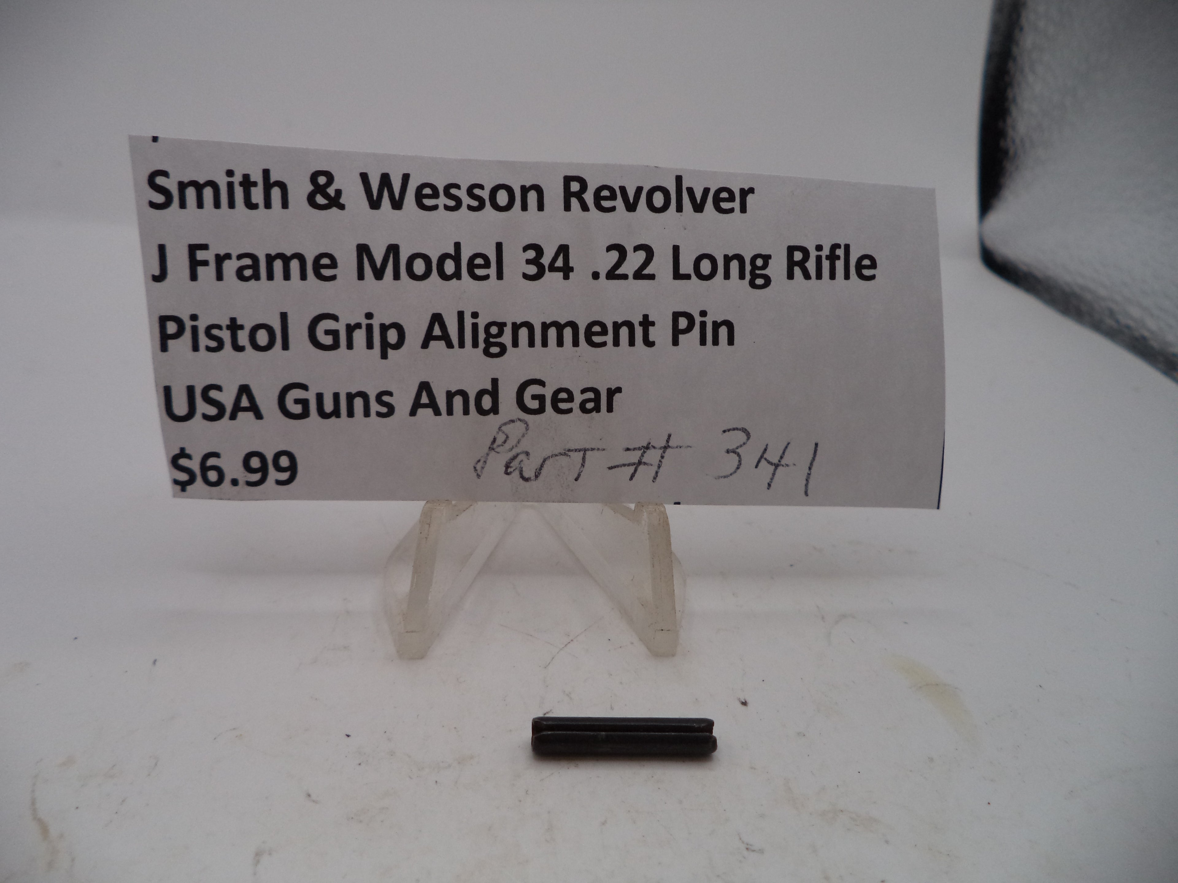 Smith & Wesson J Frame Model 34 Grip Alignment Pin .22 Long Rifle 341
