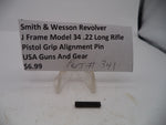 341 Smith & Wesson J Frame Model 34 Grip Alignment Pin .22 Long Rifle