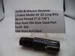 346 Smith & Wesson J Frame Model 34 2" Pinned Barrel .22 Long Rifle