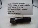 346 Smith & Wesson J Frame Model 34 2" Pinned Barrel .22 Long Rifle