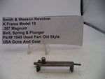 1945 Smith & Wesson K Frame Model 19Bolt, Spring and Plunger .357 Magnum