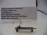 1945 Smith & Wesson K Frame Model 19Bolt, Spring and Plunger .357 Magnum