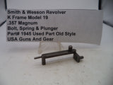 1945 Smith & Wesson K Frame Model 19Bolt, Spring and Plunger .357 Magnum