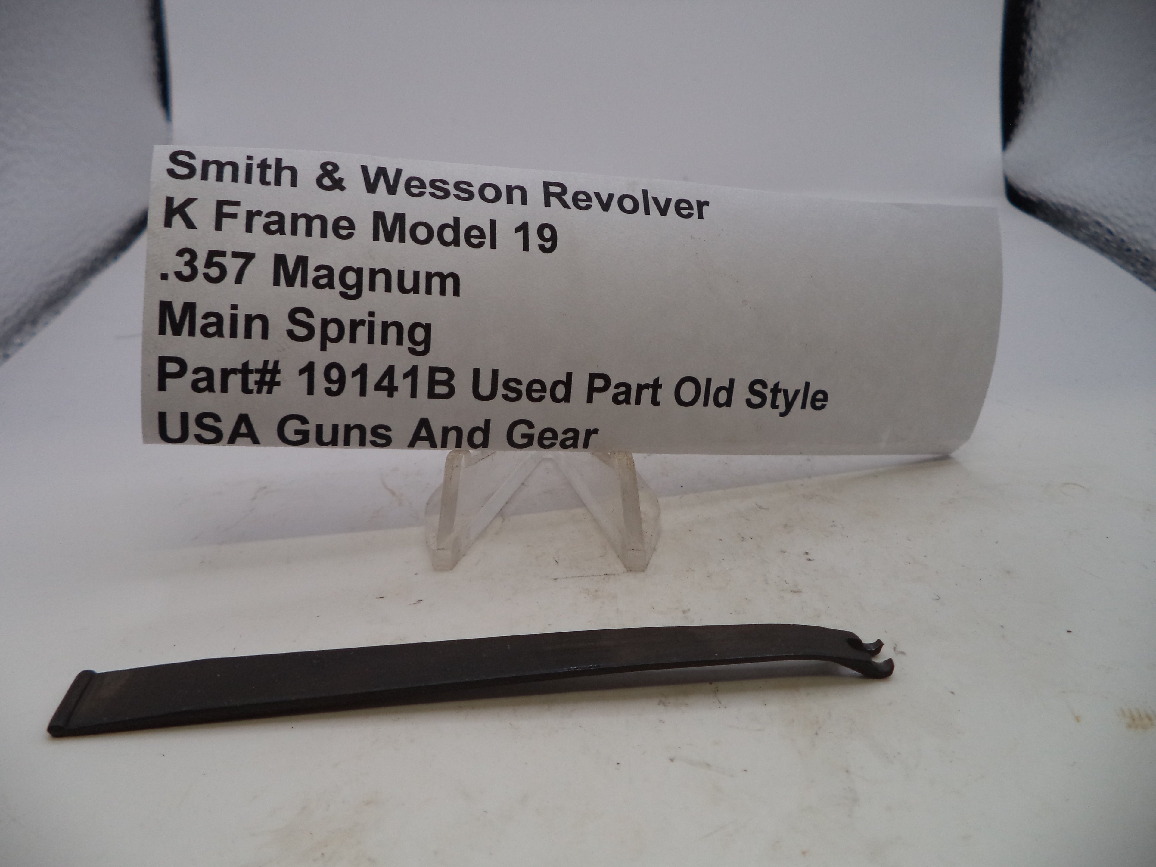 Smith & Wesson K Frame Model 19 Main Spring  .357 Magnum 19141B