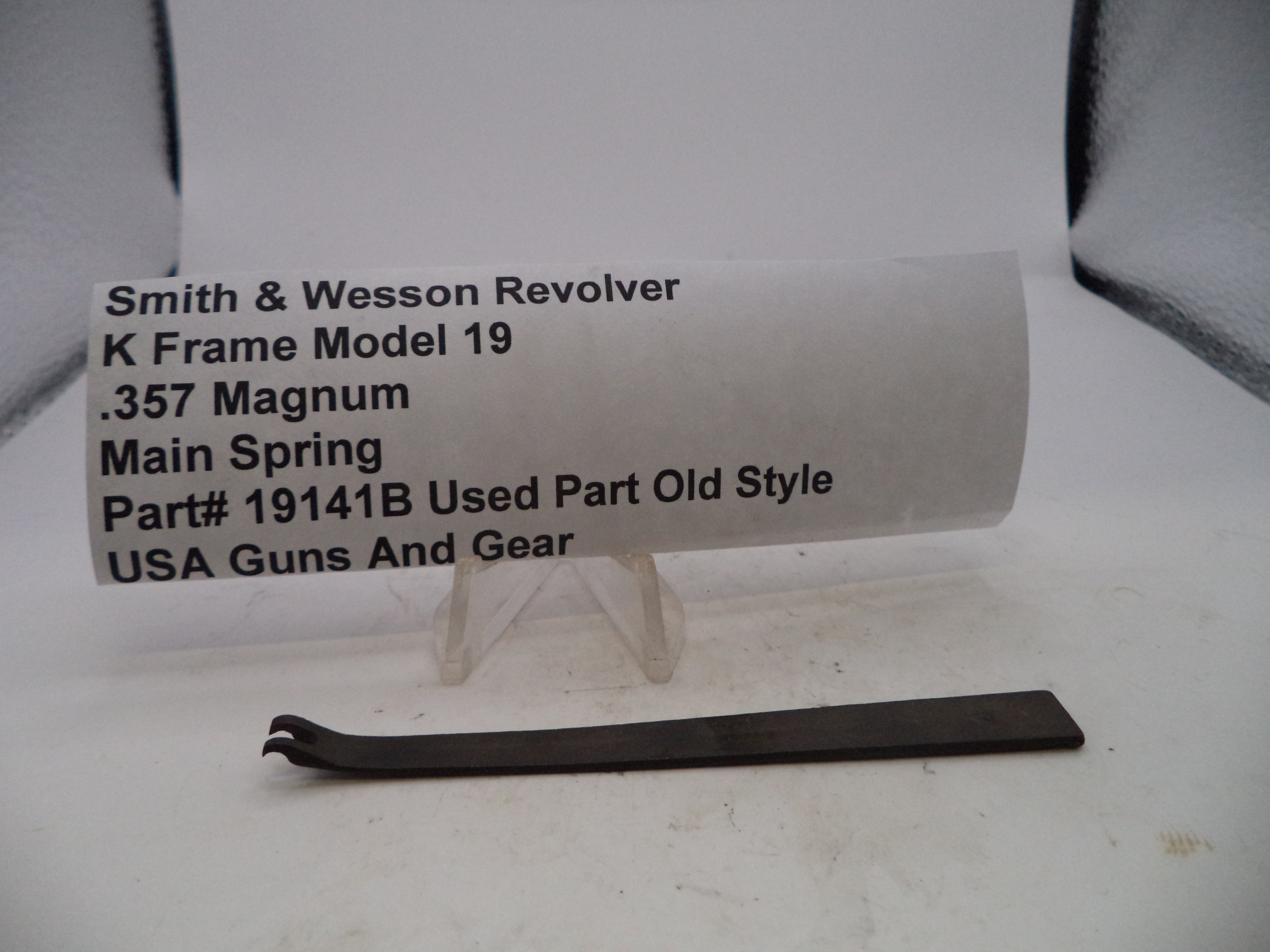 Smith & Wesson K Frame Model 19 Main Spring  .357 Magnum 19141B