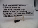 19173E S&W K Frame Model 19 Strain Screw Blue Steel .357 Magnum
