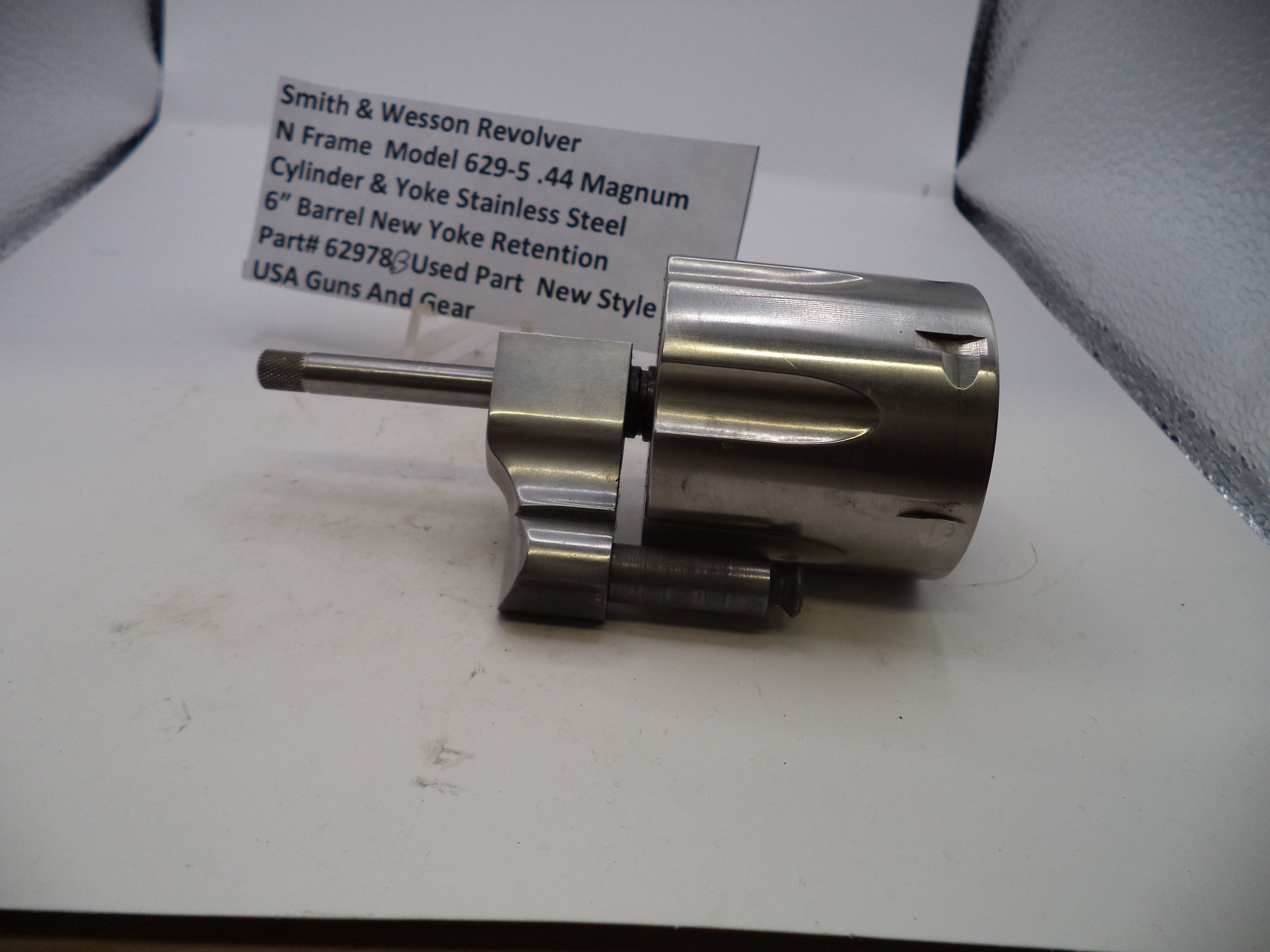 Smith & Wesson Model 629-5 N Frame Cylinder & Yoke Assembly .44 Magnum | OEM Part 62978B