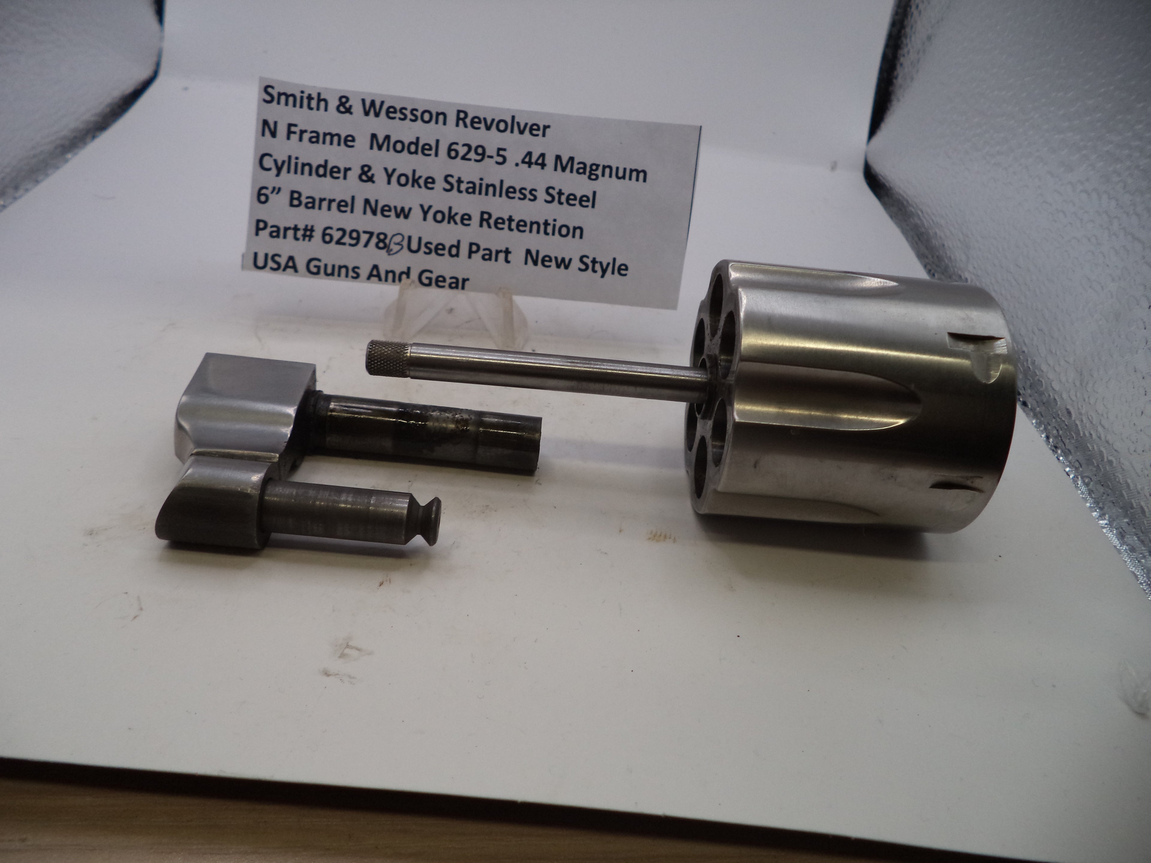 Smith & Wesson Model 629-5 N Frame Cylinder & Yoke Assembly .44 Magnum | OEM Part 62978B