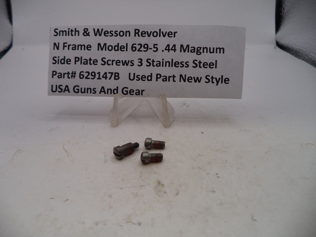 Smith & Wesson N Model 629-5 Side Plate Screws (3) .44 Magnum 629147B