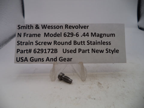 629172B S & W N Frame Model 629-5 Strain Screw Round Butt  Stainless .44 Magnum