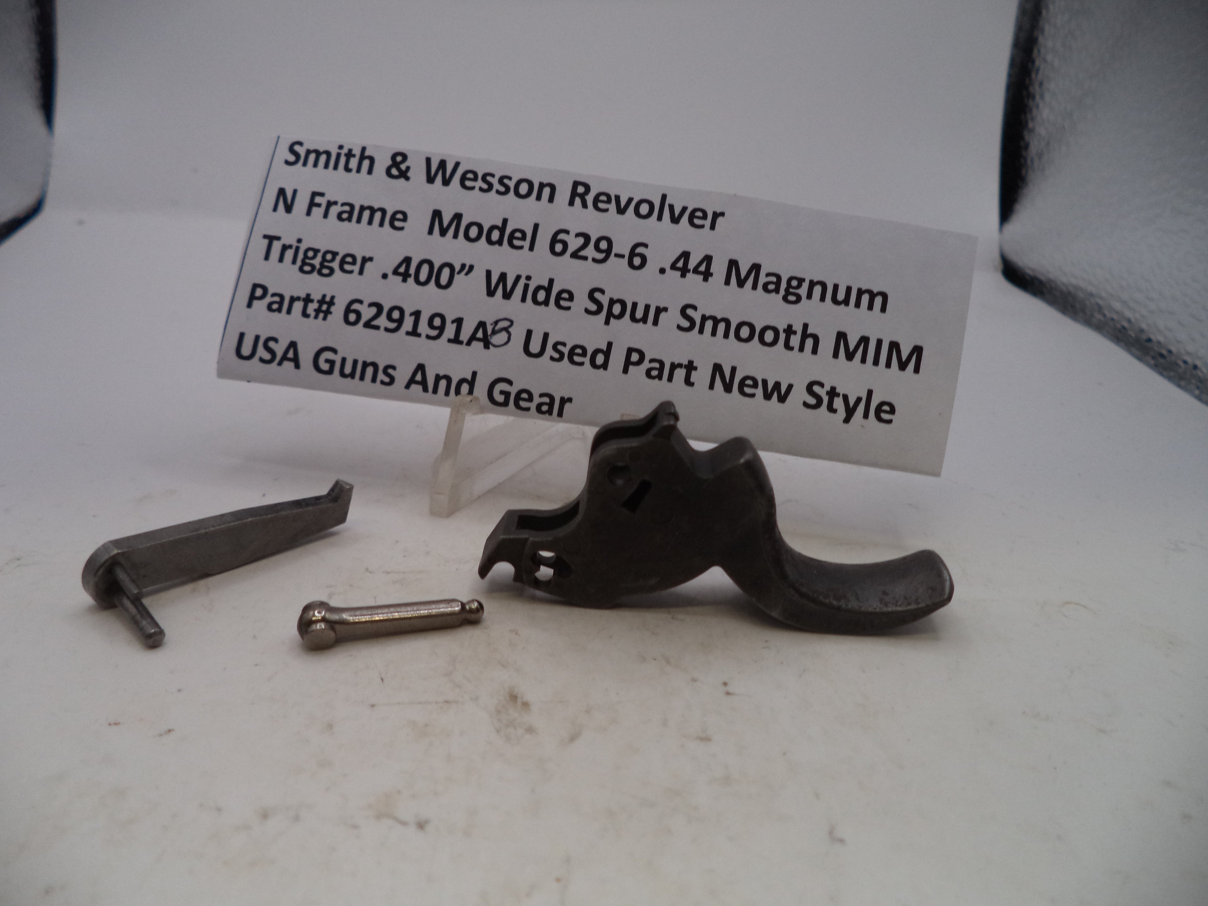 Smith & Wesson Model 629-6 Trigger - .400" Wide Spur MIM .44 Magnum (Used OEM)