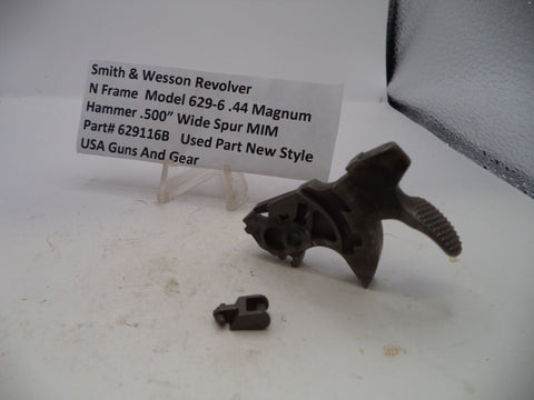 S&W N Model 629-6 Target Hammer .500" Wide Spur MIM .44 Mag 629116B