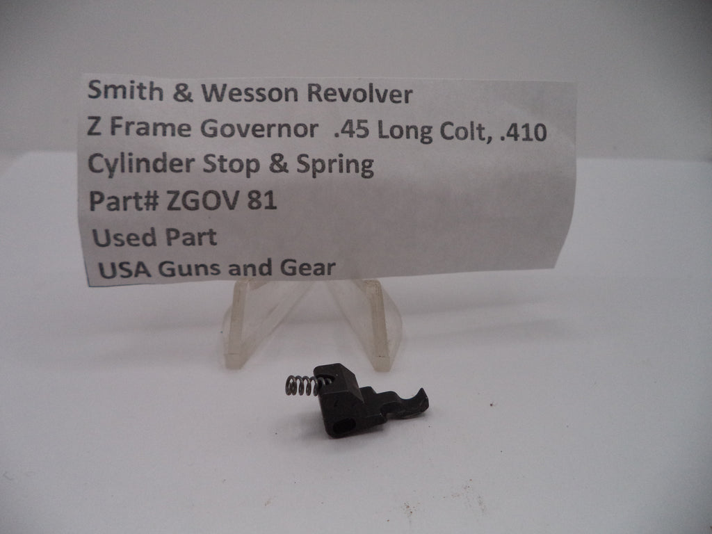 Smith & Wesson Z Frame Governor Cylinder Stop & Spring - .45 Long Colt / .410 - ZGOV81