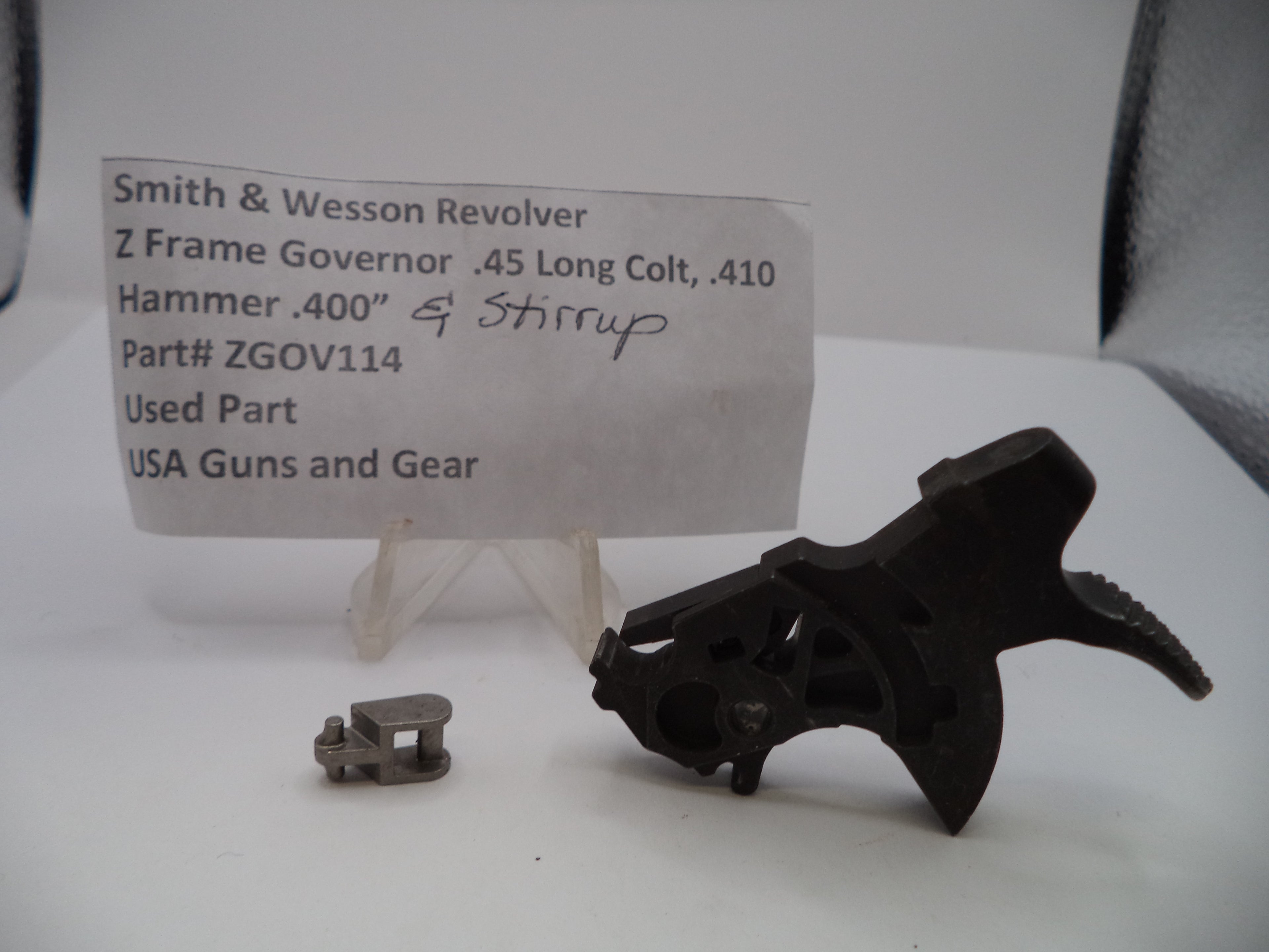 S&W Z Frame Governor Hammer & Stirrup .45 Long Colt, .410 ZGOV114