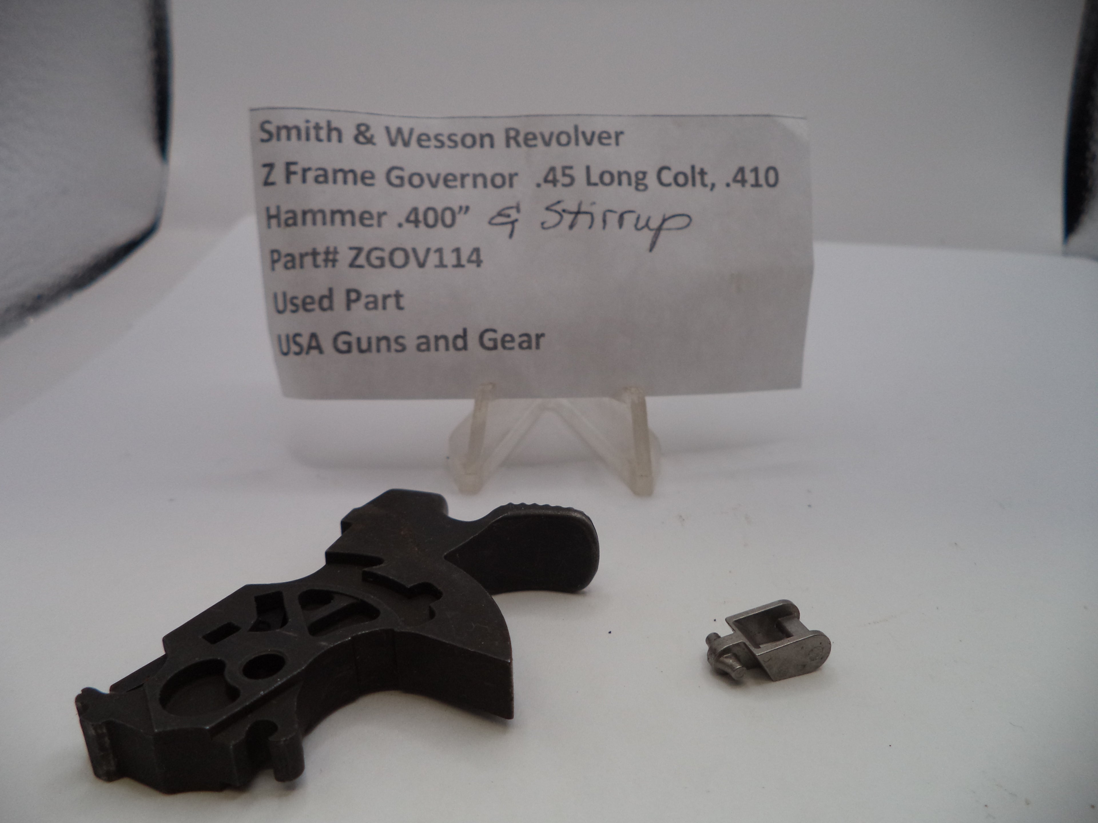 S&W Z Frame Governor Hammer & Stirrup .45 Long Colt, .410 ZGOV114