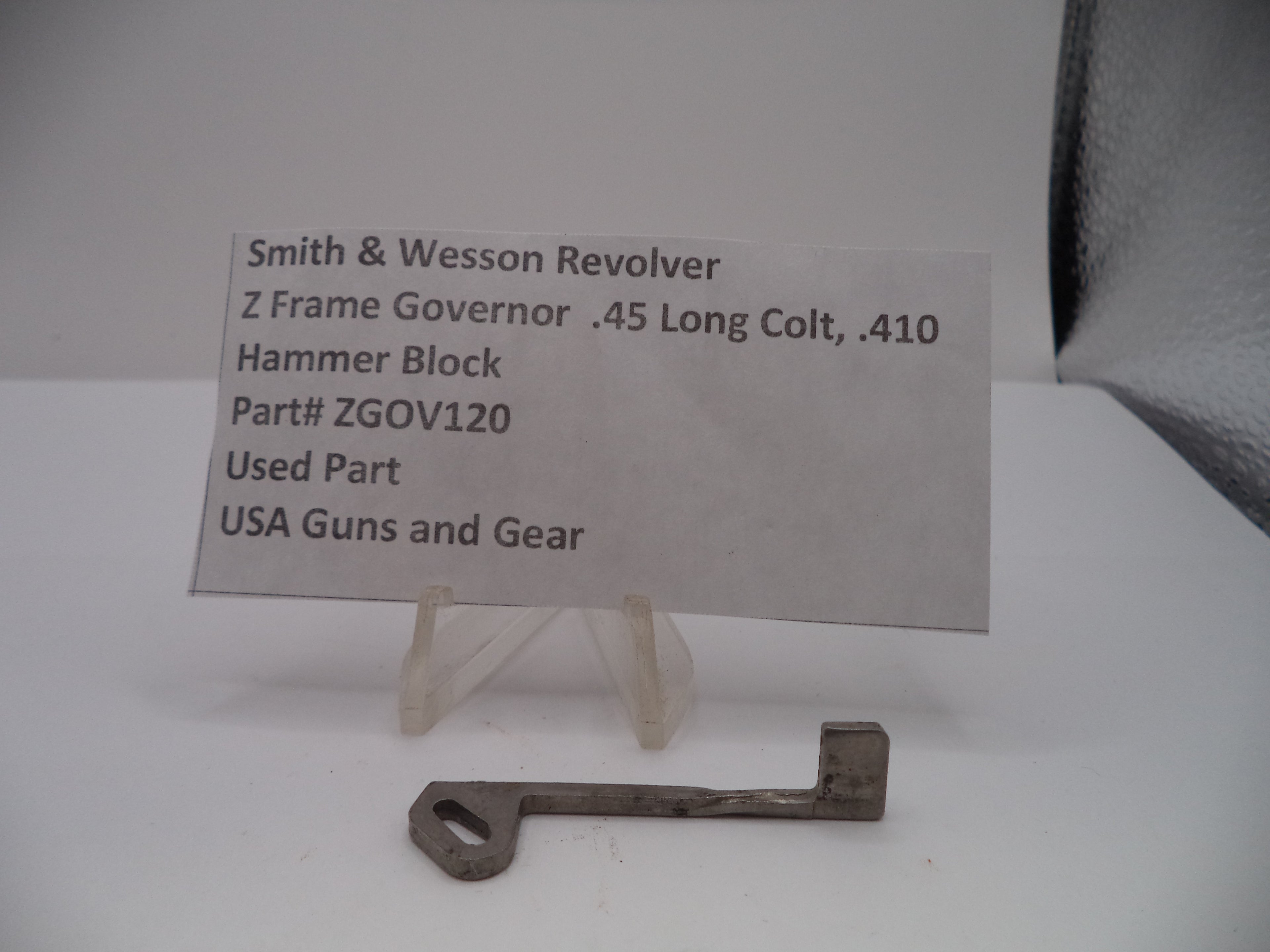 S&W Z Frame Governor Hammer Block .45 Long Colt, .410 ZGOV120