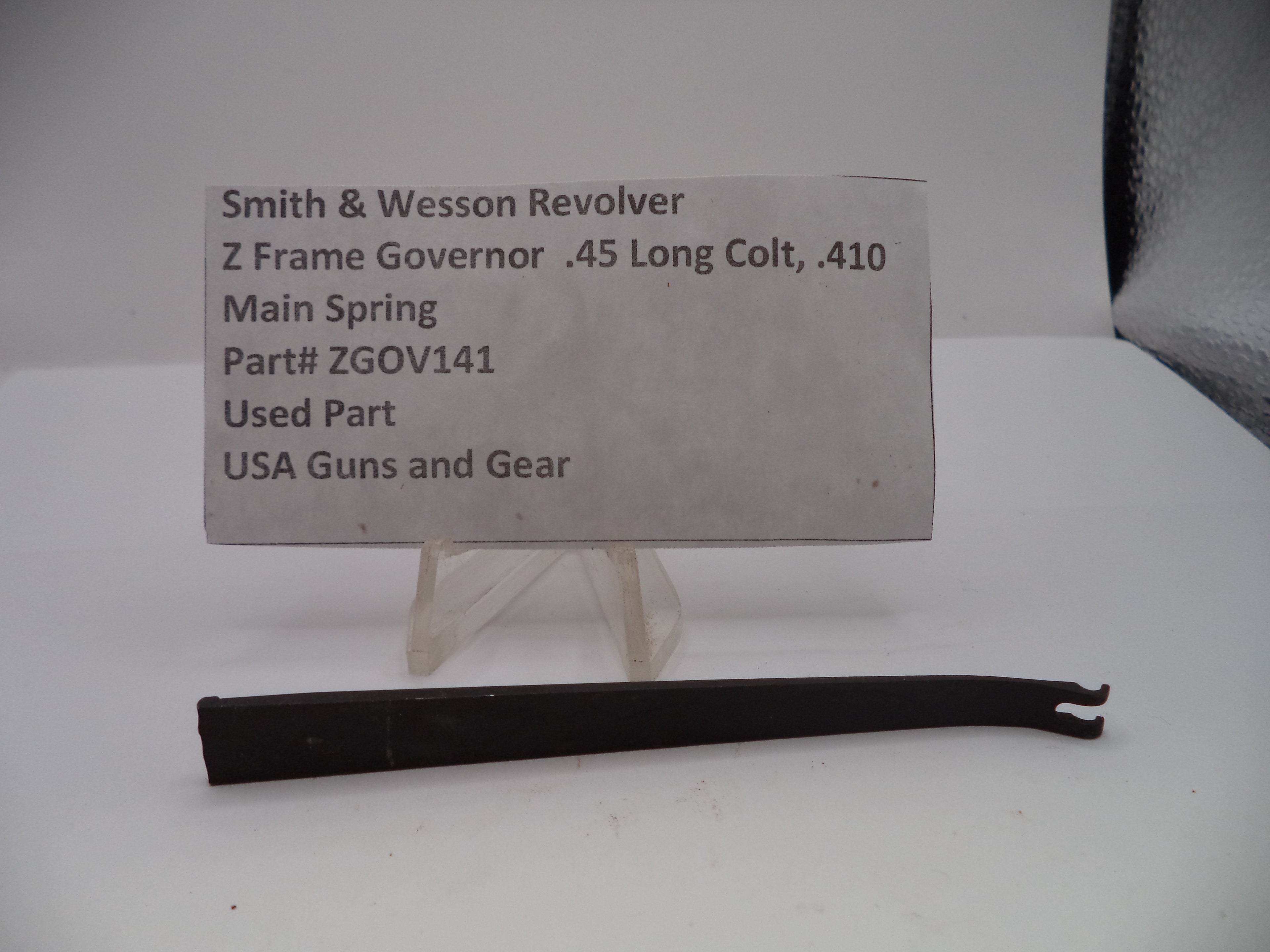 S&W Z Frame Governor Main Spring .45 Long Colt, .410 ZGOV141