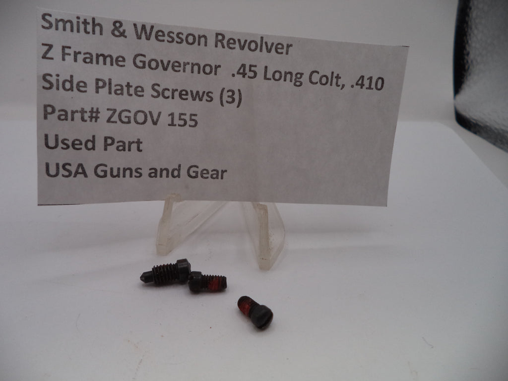 S&W Z Frame Governor Side Plate Screws (3) .45 Long Colt, .410 ZGOV155