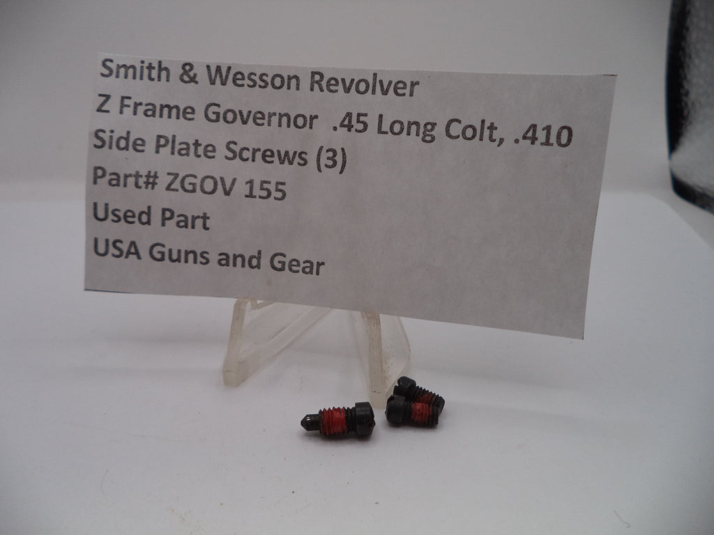 S&W Z Frame Governor Side Plate Screws (3) .45 Long Colt, .410 ZGOV155