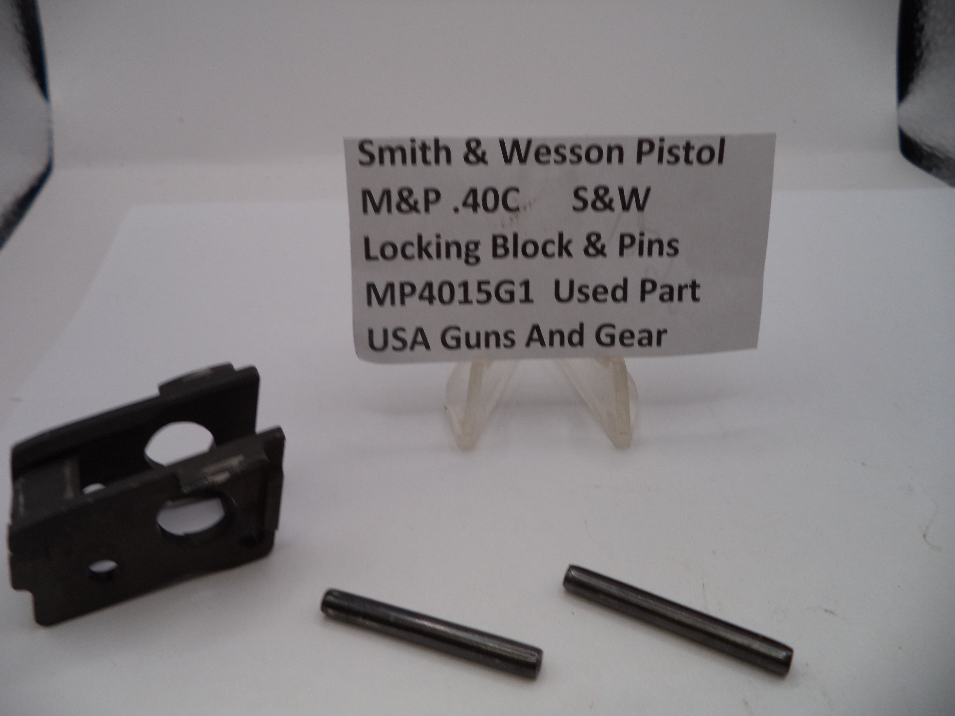 S&W Pistol M&P .40C Locking Block w/Pins .40 S&W MP4015G1