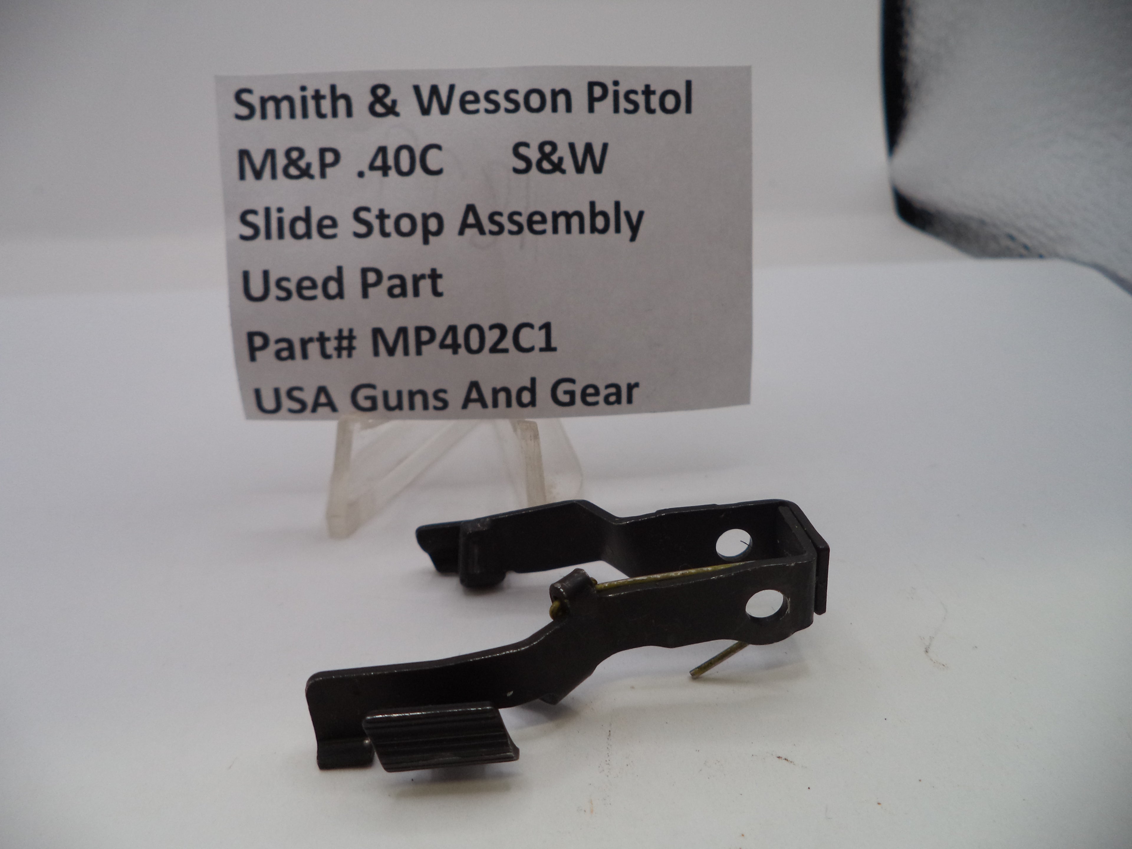 Smith & Wesson Pistol M&P 40C Slide Stop Assembly .40 S&W MP402C1