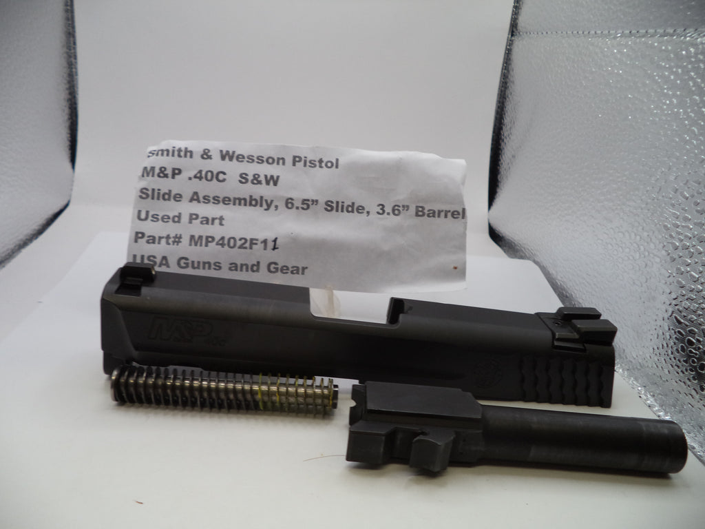 Smith & Wesson M&P 40 Compact Slide Assembly - 3.6" Barrel - Factory Part - Used