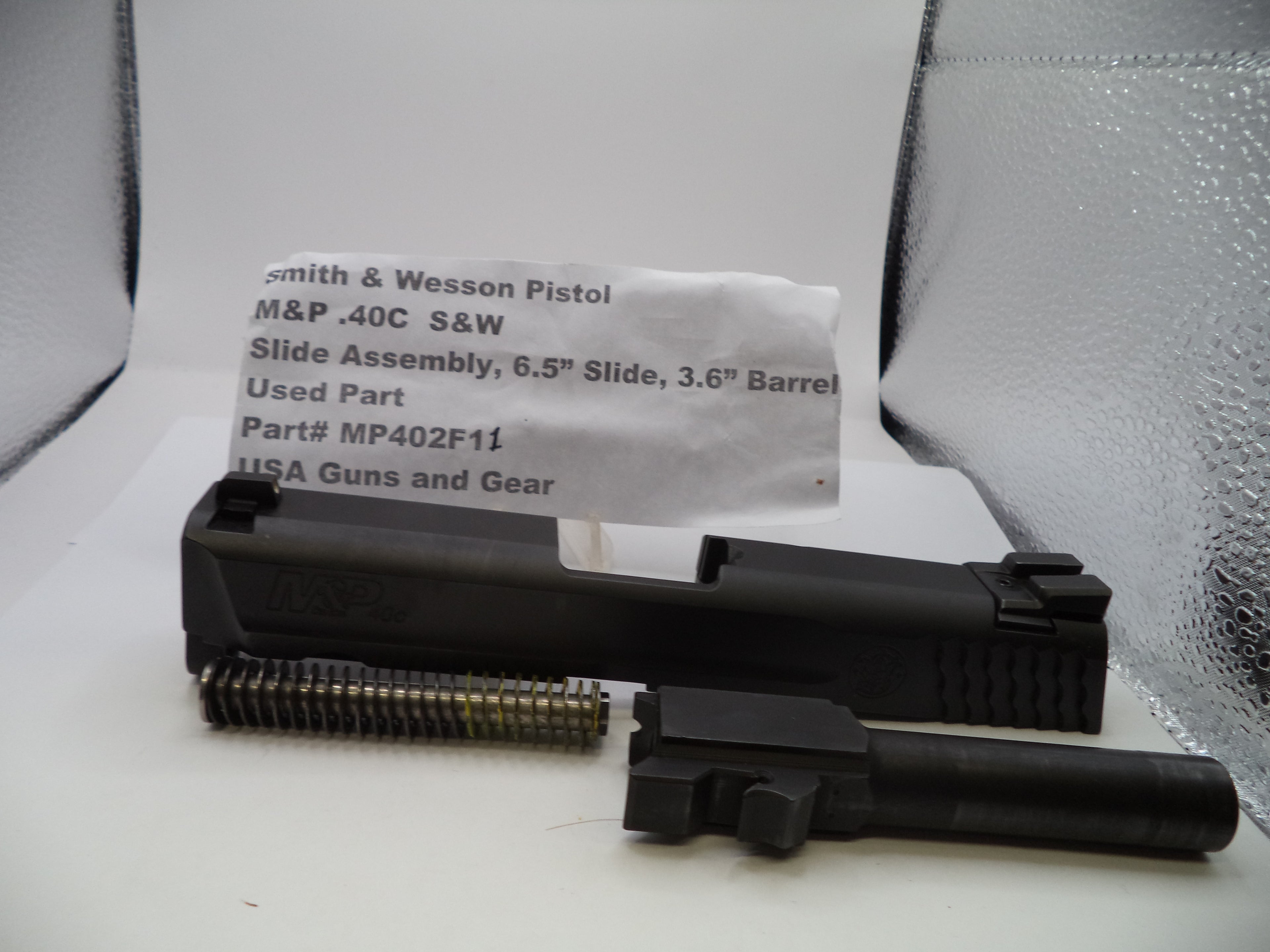 Smith & Wesson M&P 40 Compact Slide Assembly - 3.6" Barrel - Factory Part - Used