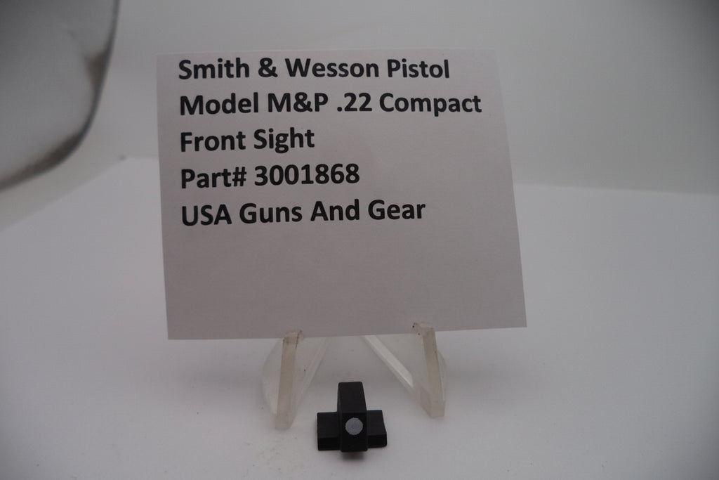 Smith & Wesson pistol part with a price tag on a white background