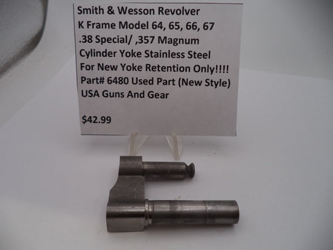 S&W K Frame Model 64 65 66 67 Cylinder Yoke SS .38/.357 6480