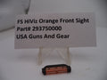 HiViz Orange Fiber Optic Front Sight for Smith & Wesson Pistols New - 293750000