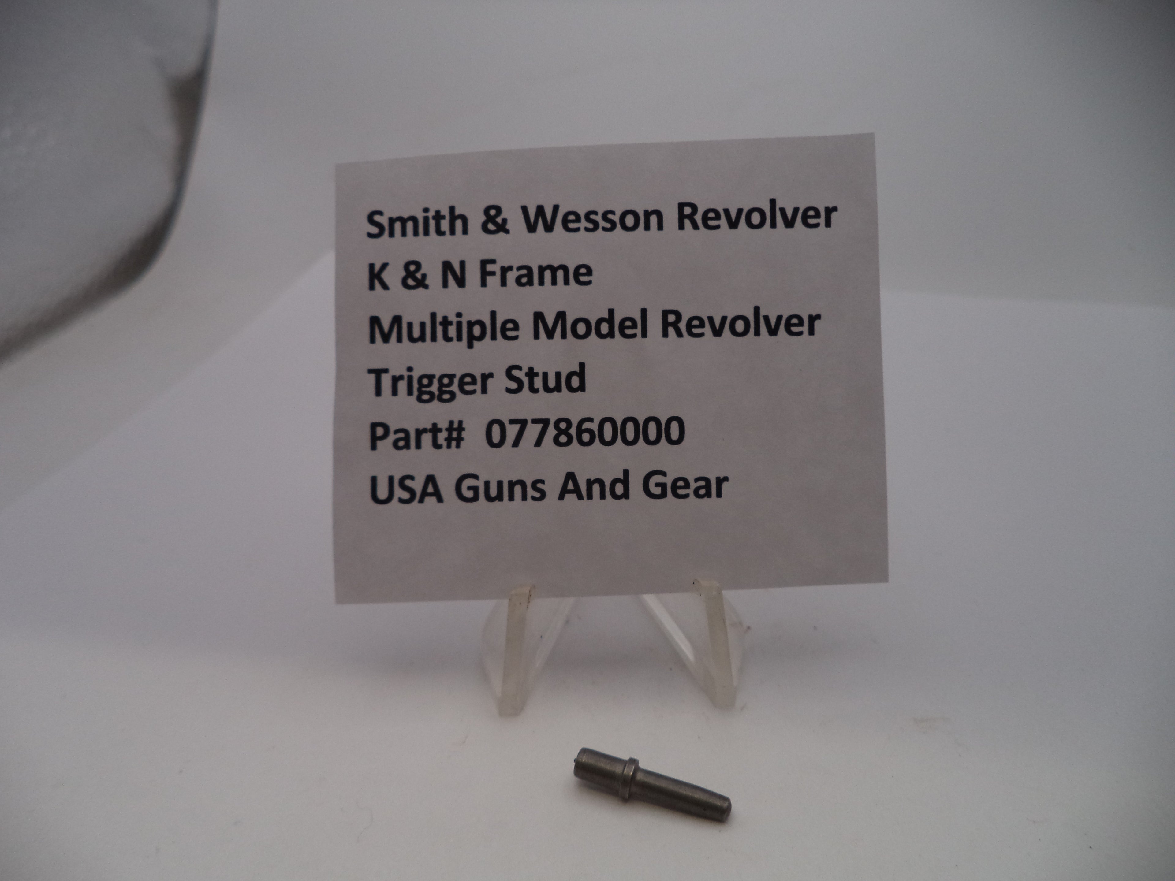 S&W K & N Frame Multiple Model Revolver Trigger Stud 077860000