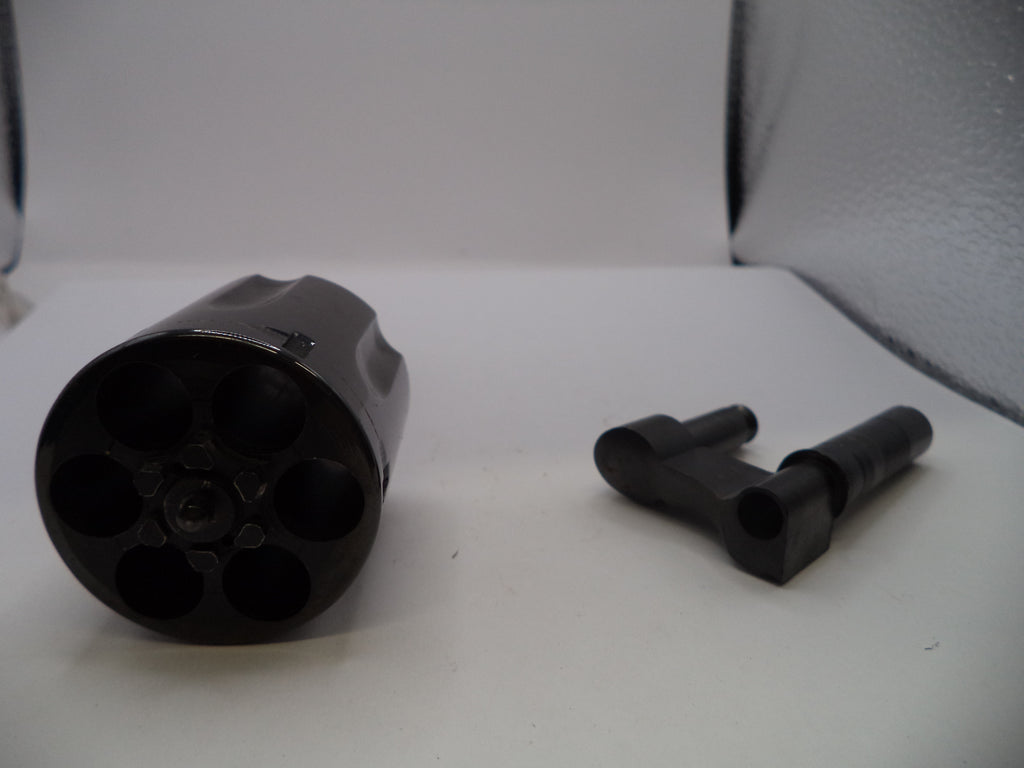 Smith & Wesson K Frame Model 10 Cylinder & Yoke Assembly - Blue Steel .38 Special - Used OEM Part 1070B