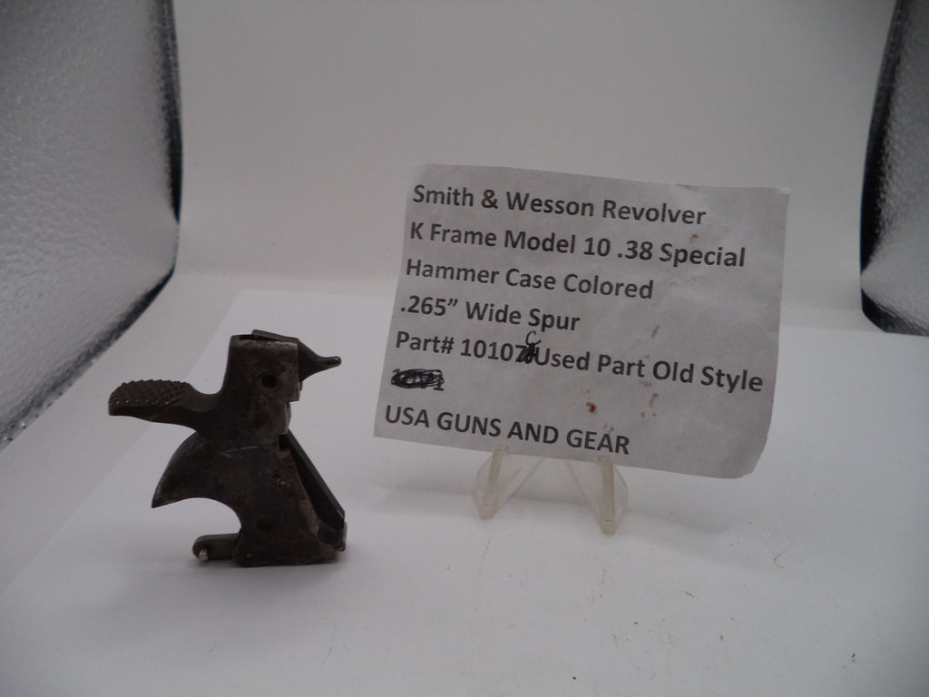 S&W K Frame Model 10 Hammer .265" Wide .38 Special 10107C