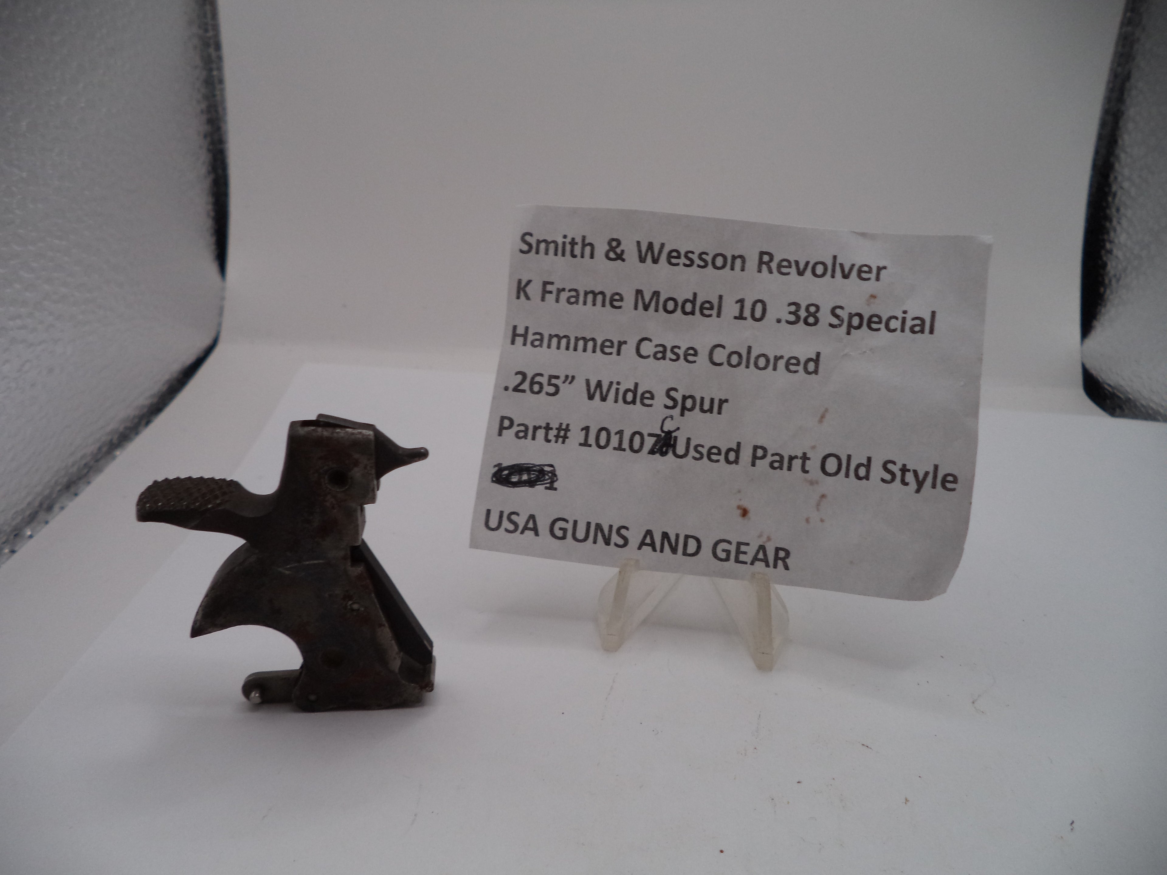 S&W K Frame Model 10 Hammer .265" Wide .38 Special 10107C