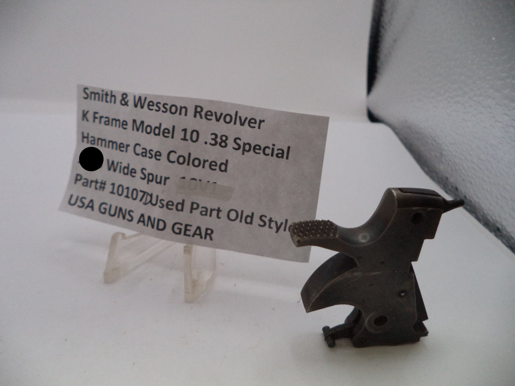 Smith & Wesson K Frame Model 10 Hammer - .375" Wide Spur - .38 Special - Case Colored OEM Part 10107D